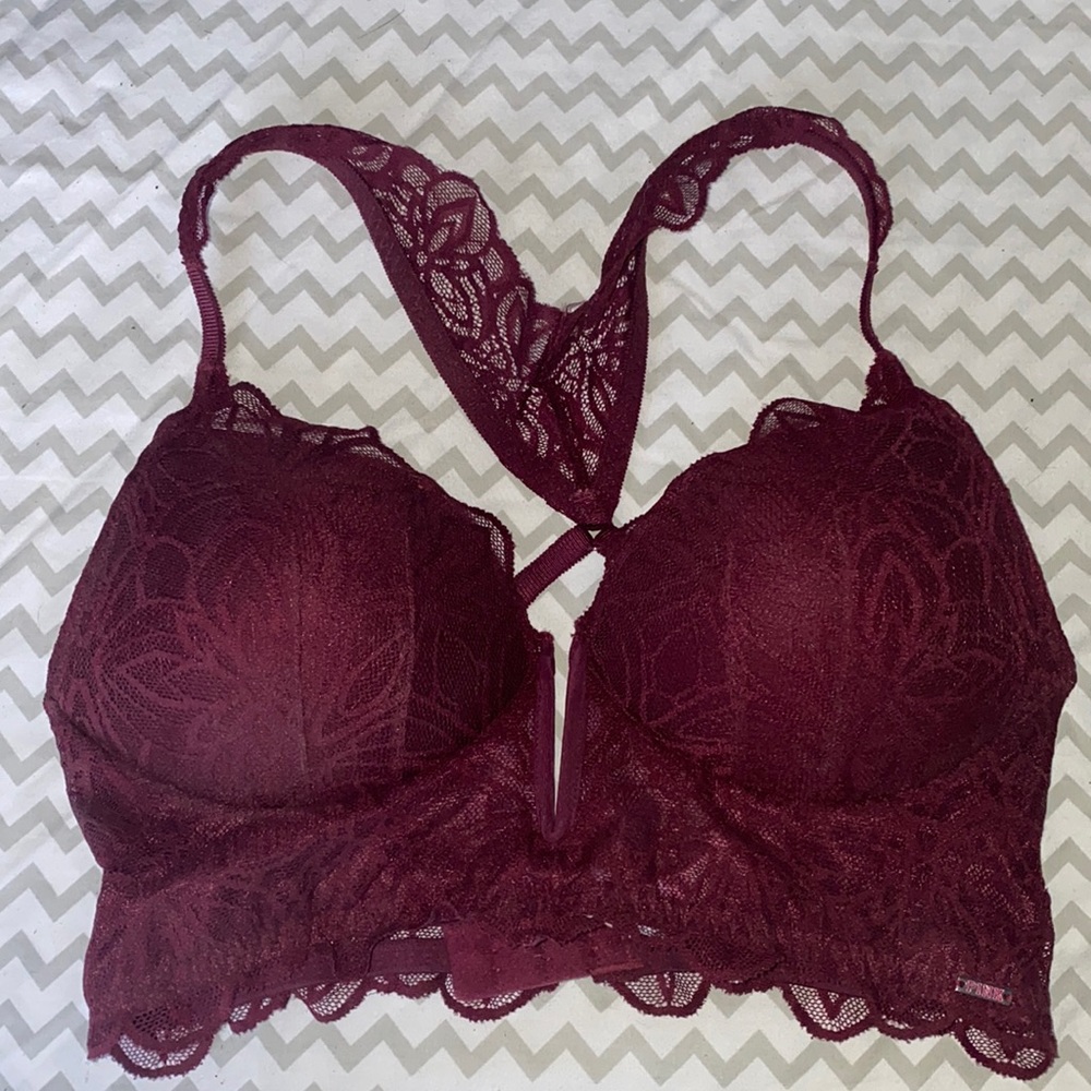 Pink PushUp Bralette Back Bra